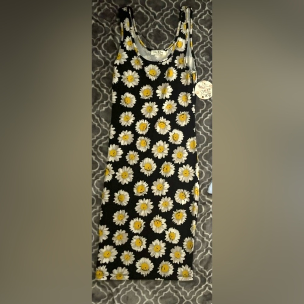 Jolie&joy black floral sundress with tags